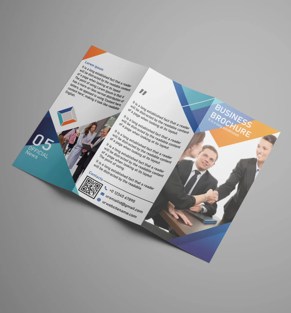tri fold brochure